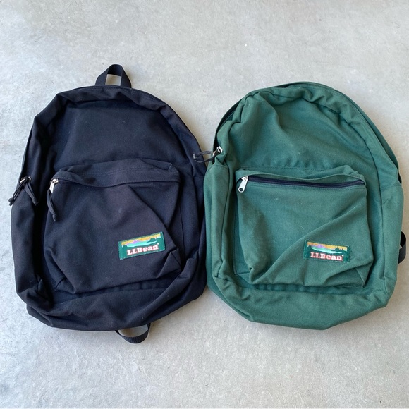 L.L. Bean Bags Vintage Ll Bean Backpack Set Poshmark